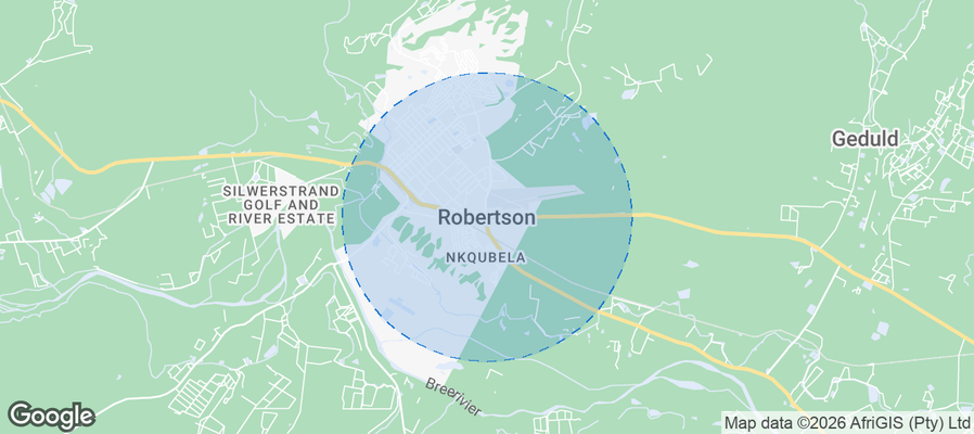 Robertson Airbnb map